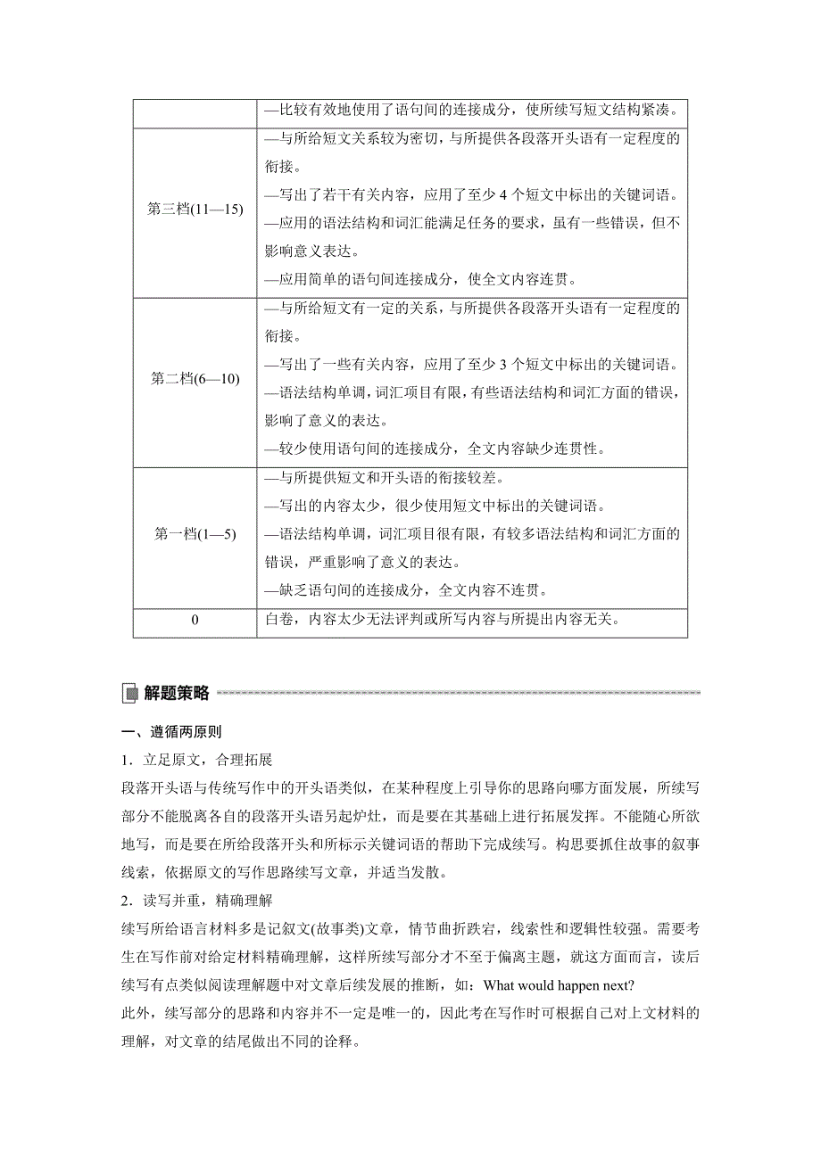 2020高考英语新课标地区专用版大二轮讲义：专题五 写作 第二节 WORD版含解析.docx_第2页