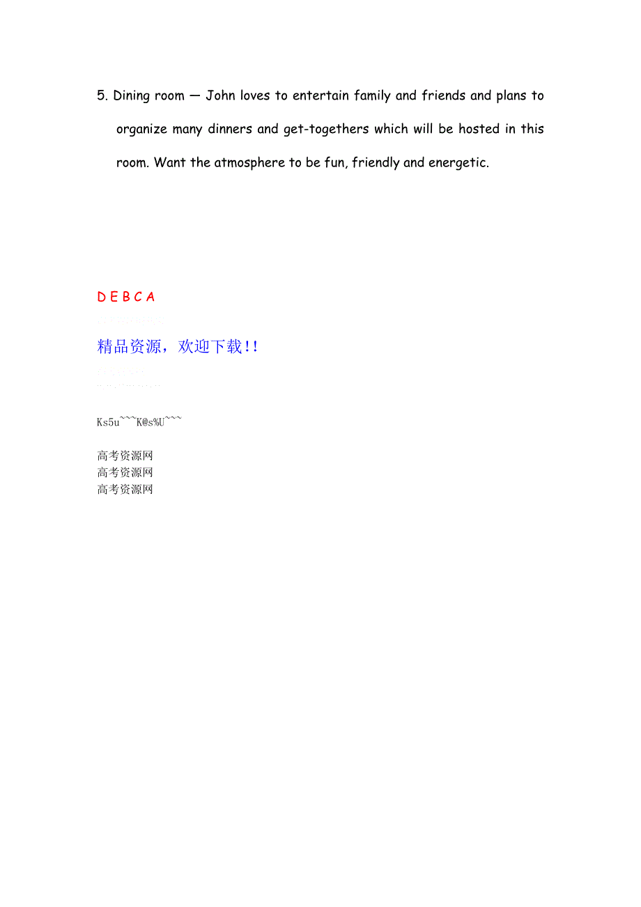 广东省2012届高三英语二轮复习专题训练：信息匹配（36）.doc_第3页