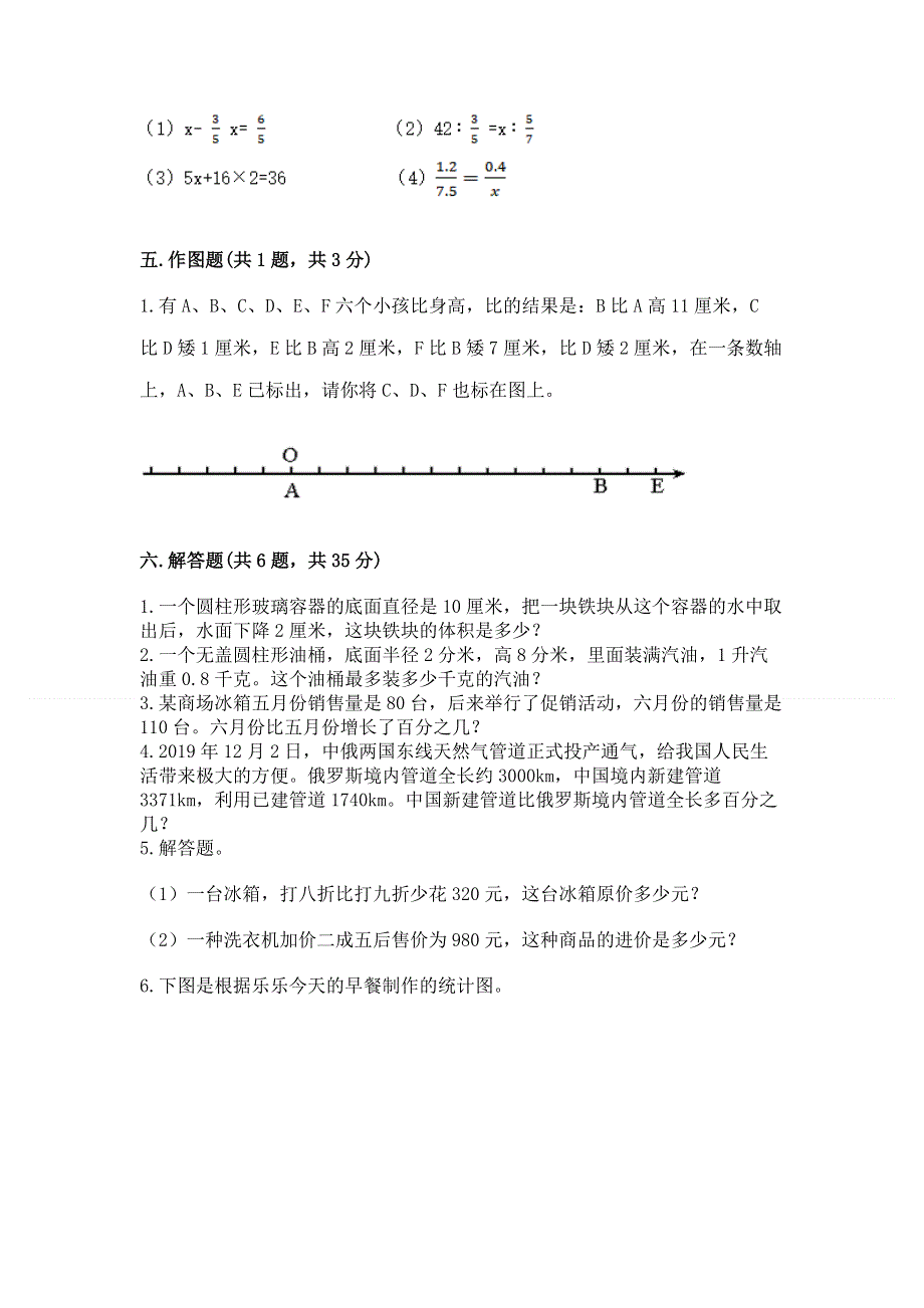 六年级下册数学期末测试卷及答案下载.docx_第3页