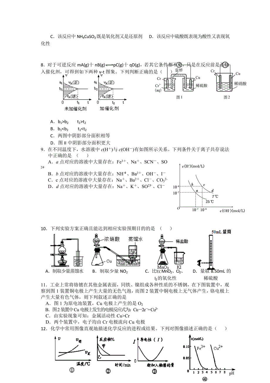 2013年2月份百题精练（2）化学 WORD版含答案.doc_第2页