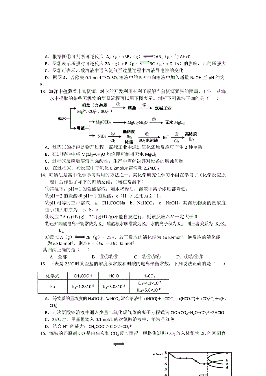 2013年2月份百题精练（2）化学 WORD版含答案.doc_第3页