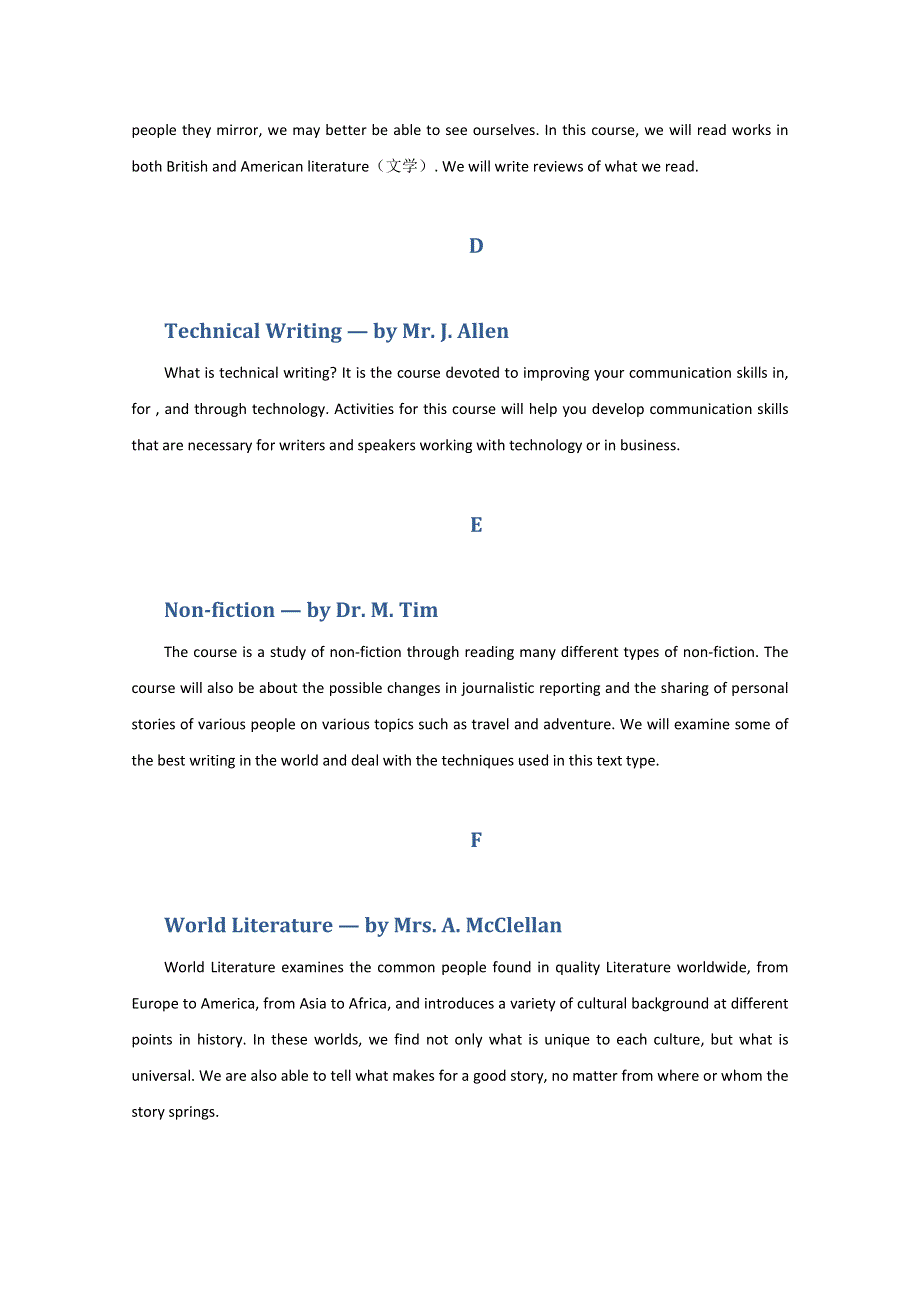 广东省2013年高考英语二轮复习之同步专题-信息匹配精选3 WORD版含答案.doc_第2页