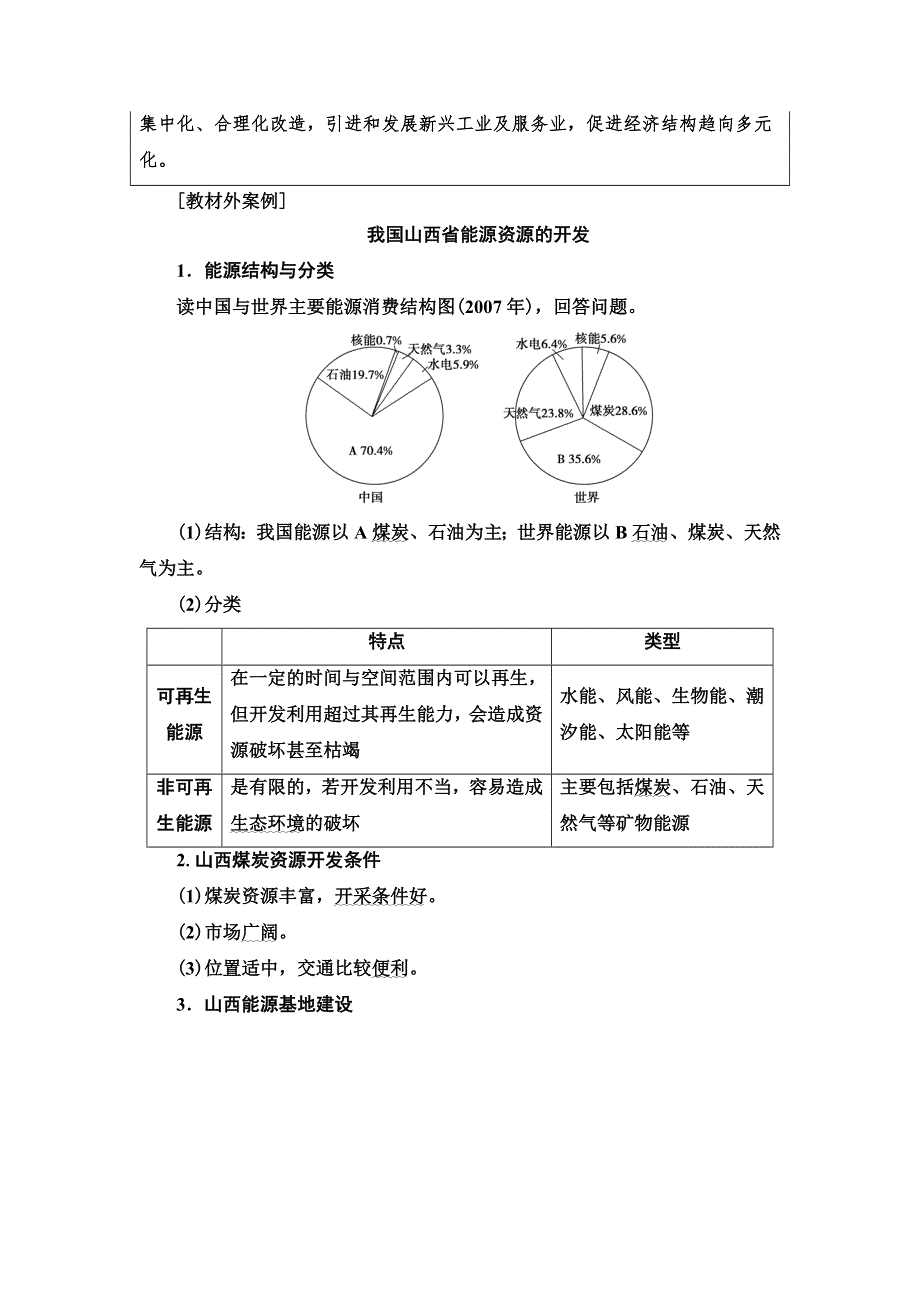 2021版鲁教版高考地理大一轮复习讲义：第3部分 第11单元 第2讲　资源开发与区域可持续发展——以德国鲁尔区为例 WORD版含答案.doc_第3页