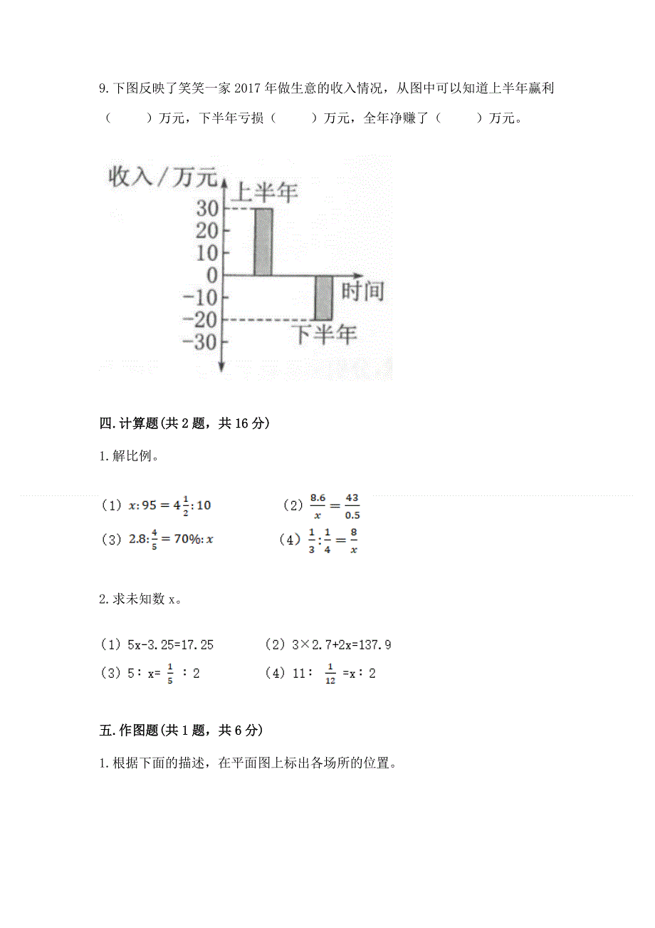 六年级下册数学期末测试卷附答案（实用）.docx_第3页