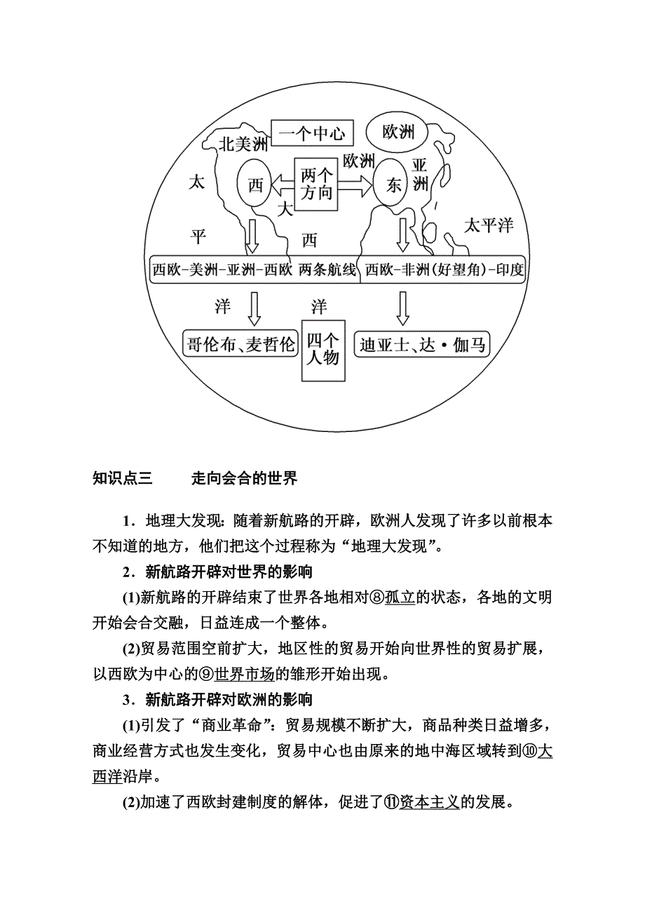 2020-2021学年历史人教版必修2学案：第5课　开辟新航路 WORD版含解析.doc_第3页