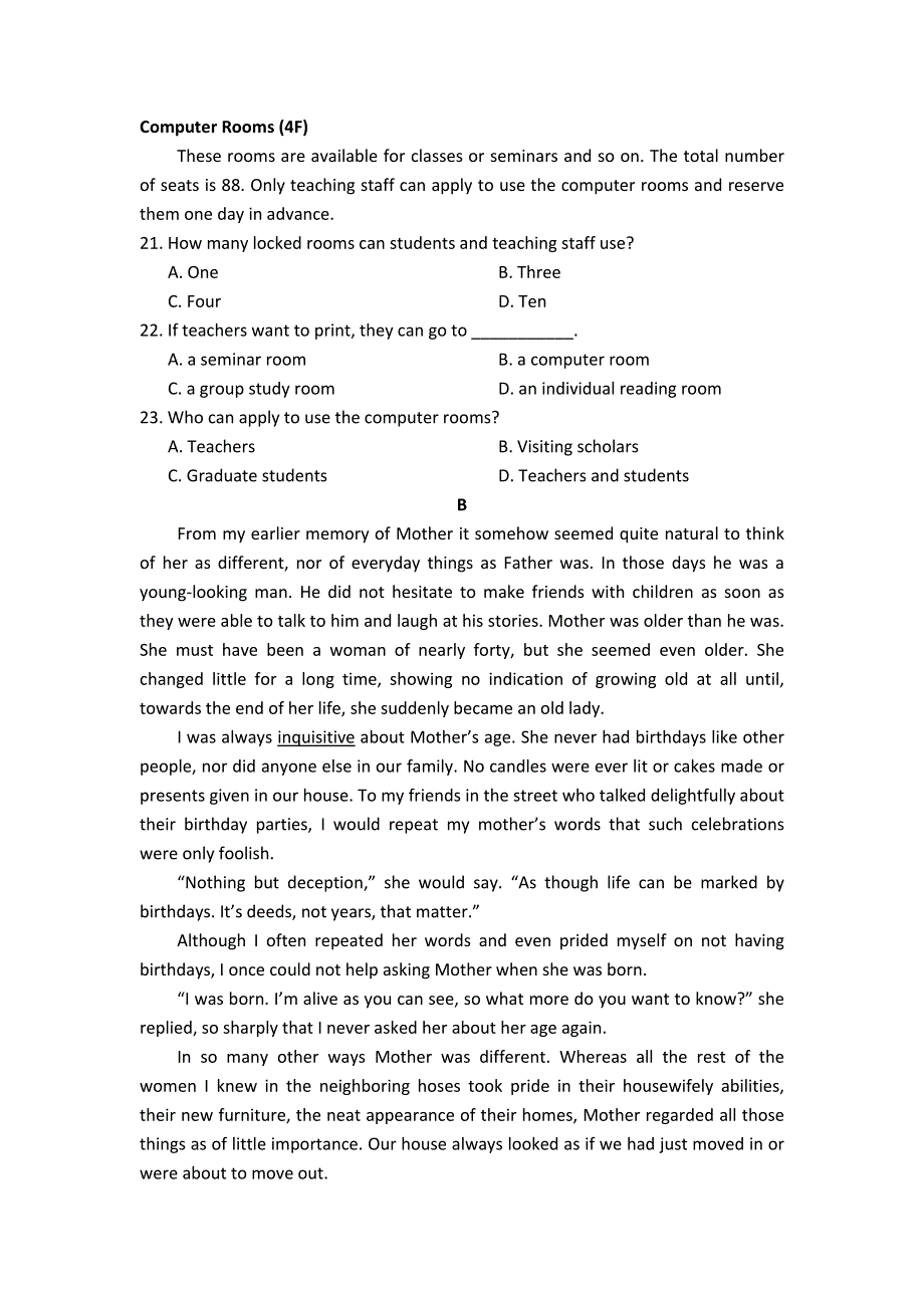 广东省2016届高三3月适应性考试英语试题 WORD版含答案.doc_第2页