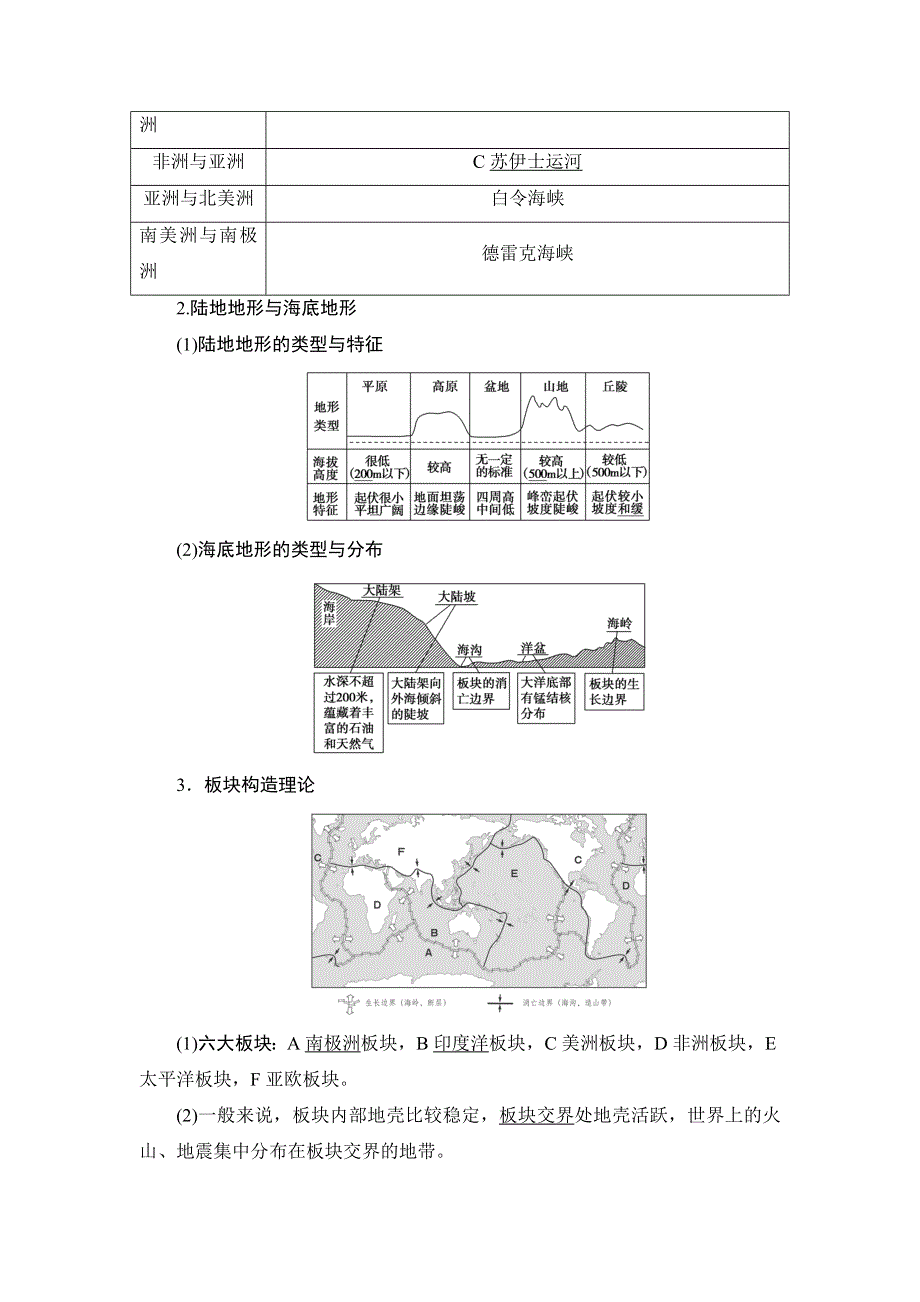 2018湘教版地理高考一轮复习文档：第11章 第1讲 世界地理概况 WORD版含答案.doc_第2页