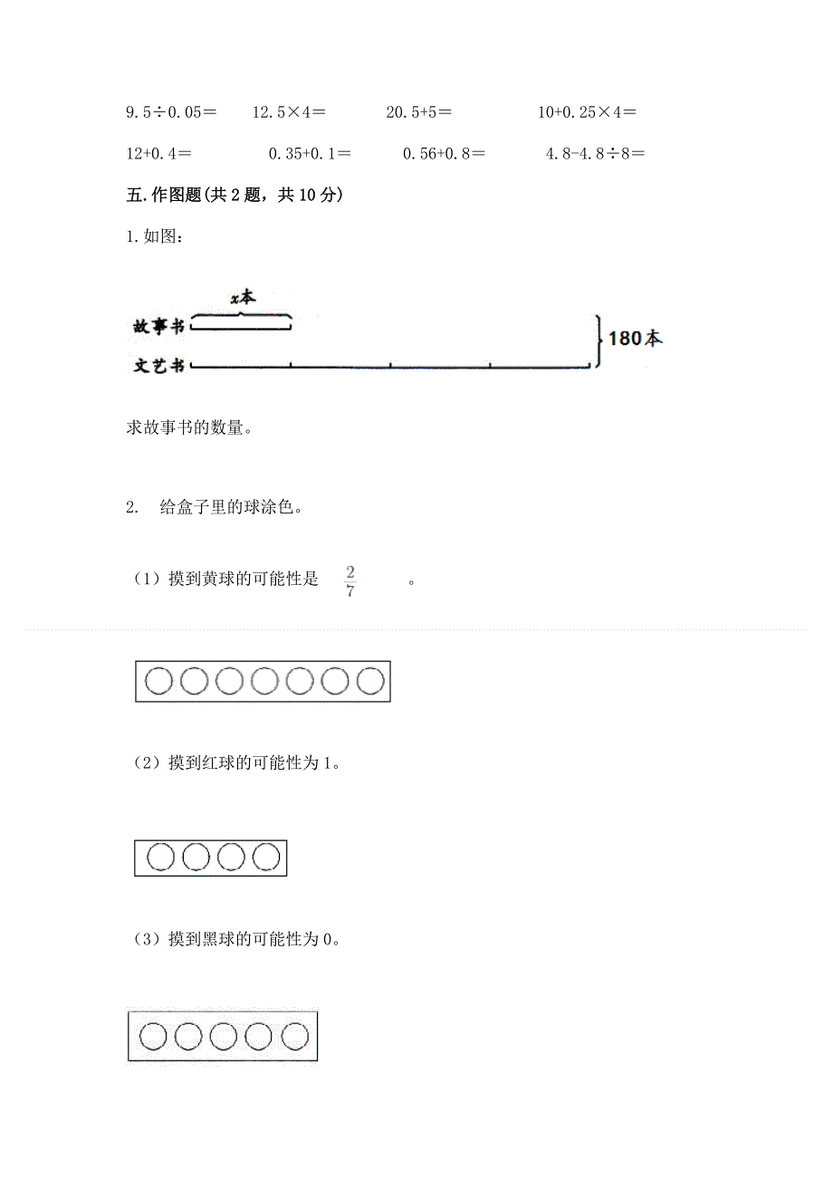 人教版五年级上册数学《期末测试卷》【名师系列】.docx_第3页