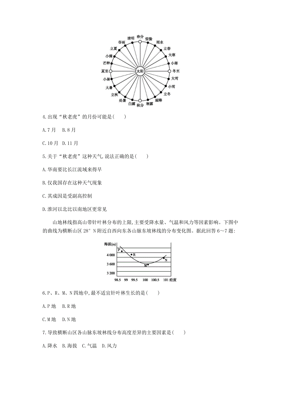 广东省2021年高中地理选择性模拟测试题（一）.doc_第2页