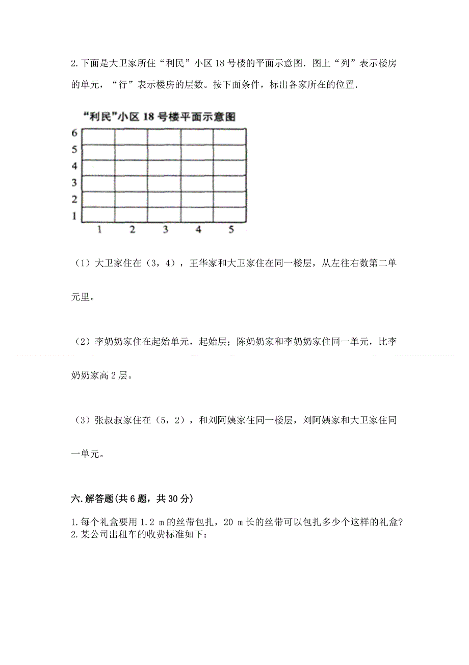 人教版五年级上册数学《期末测试卷》及参考答案【模拟题】.docx_第3页