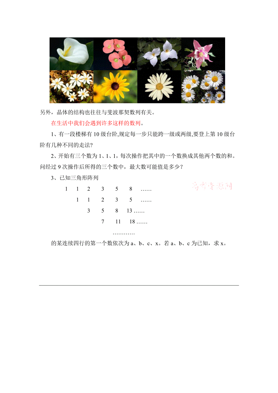 《优教通同步备课》高中数学（北师大版）必修五教案：1.1 拓展资料：神奇的数列.doc_第3页