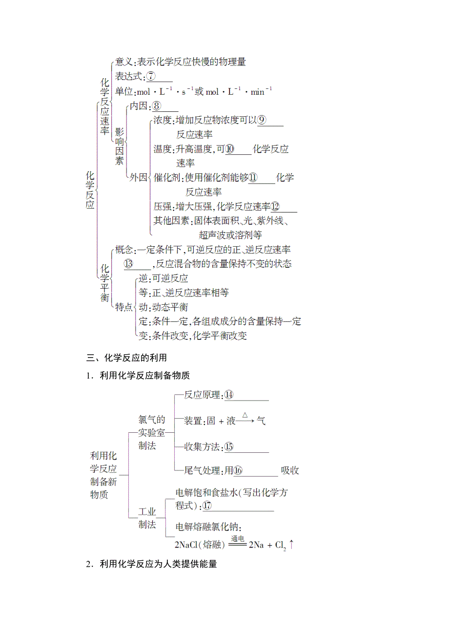 2018版化学（鲁科版）新课堂同步必修二文档：第2章 章末知识网络构建 WORD版含解析.doc_第2页