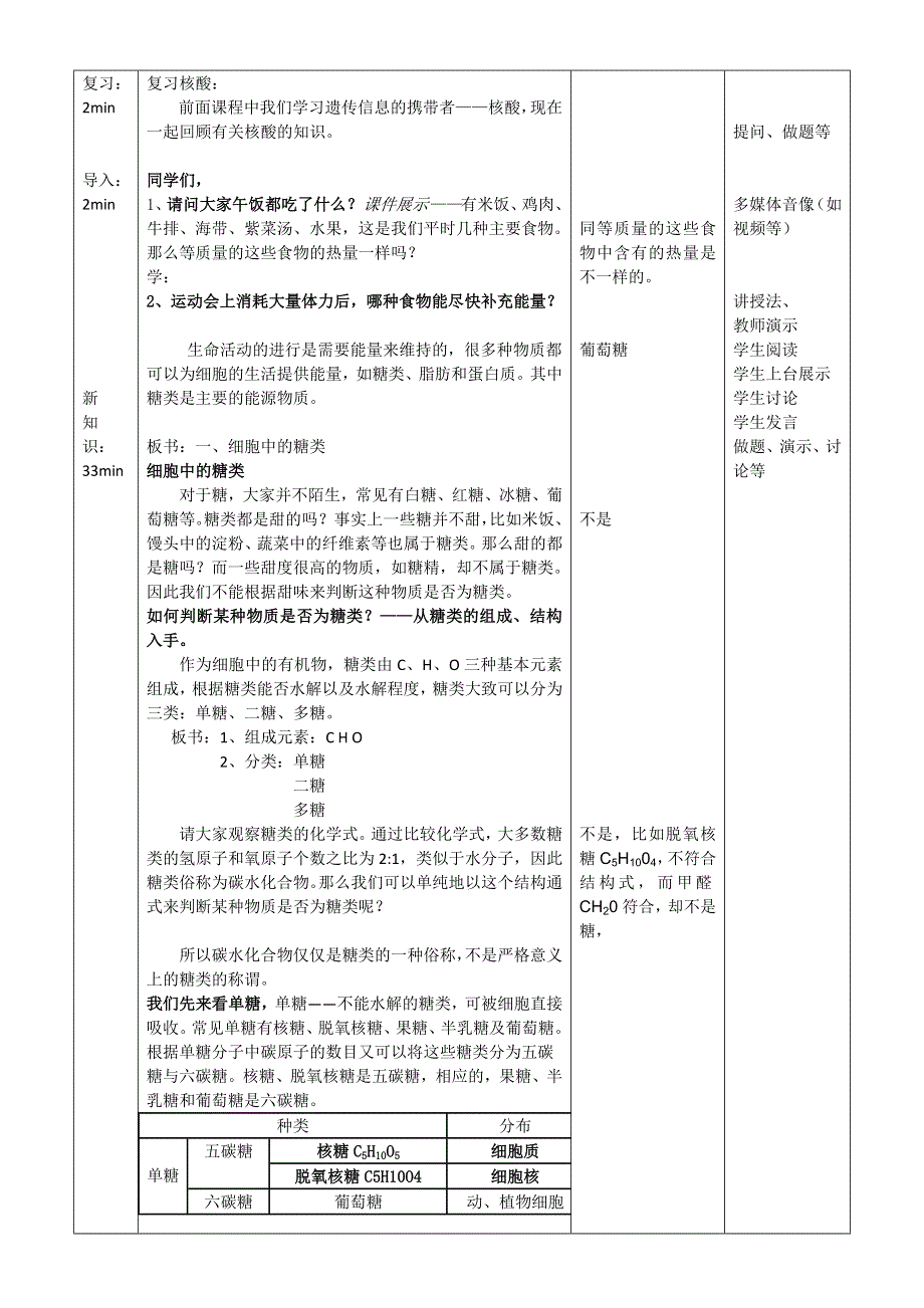 人教版生物必修一教学设计-2.doc_第2页