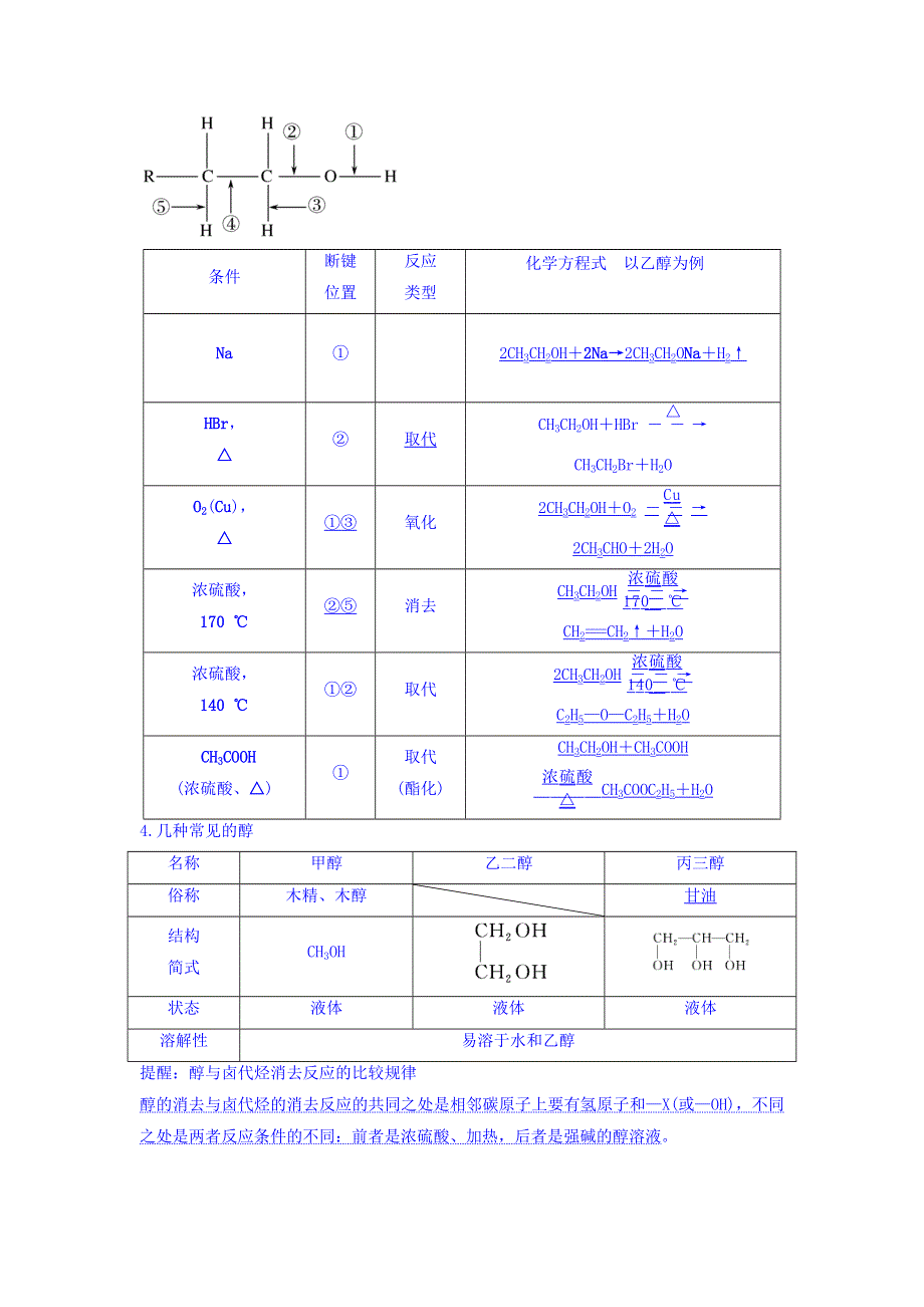 2018版化学（苏教版）高考总复习专题十二教学案--烃的含氧衍生物——醇、酚 WORD版含答案.doc_第2页