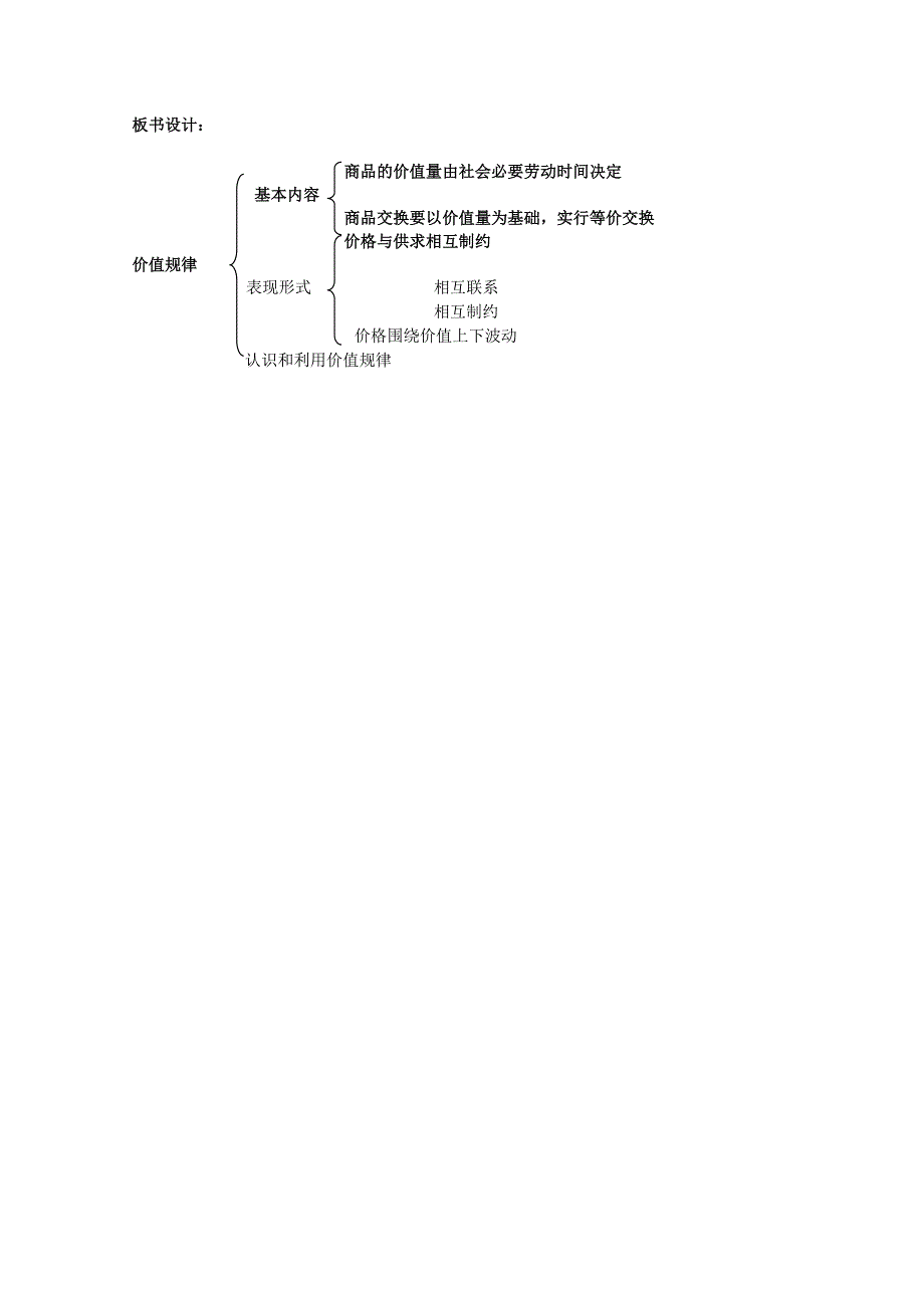 政治：《价值规律的内容和表现形式》教案（1）.doc_第3页