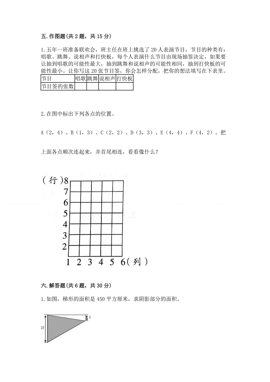 人教版五年级上册数学《期末测试卷》及答案（全优）.docx_第3页