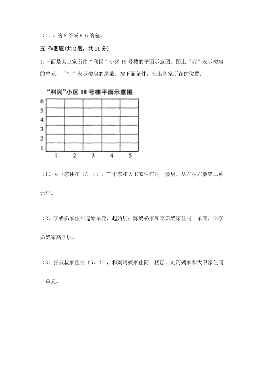 人教版五年级上册数学《期末测试卷》含完整答案（夺冠）.docx_第3页