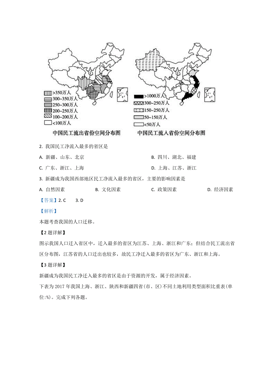 山东省兰陵县第一中学2019-2020学年高二6月月考地理试题 WORD版含解析.doc_第2页