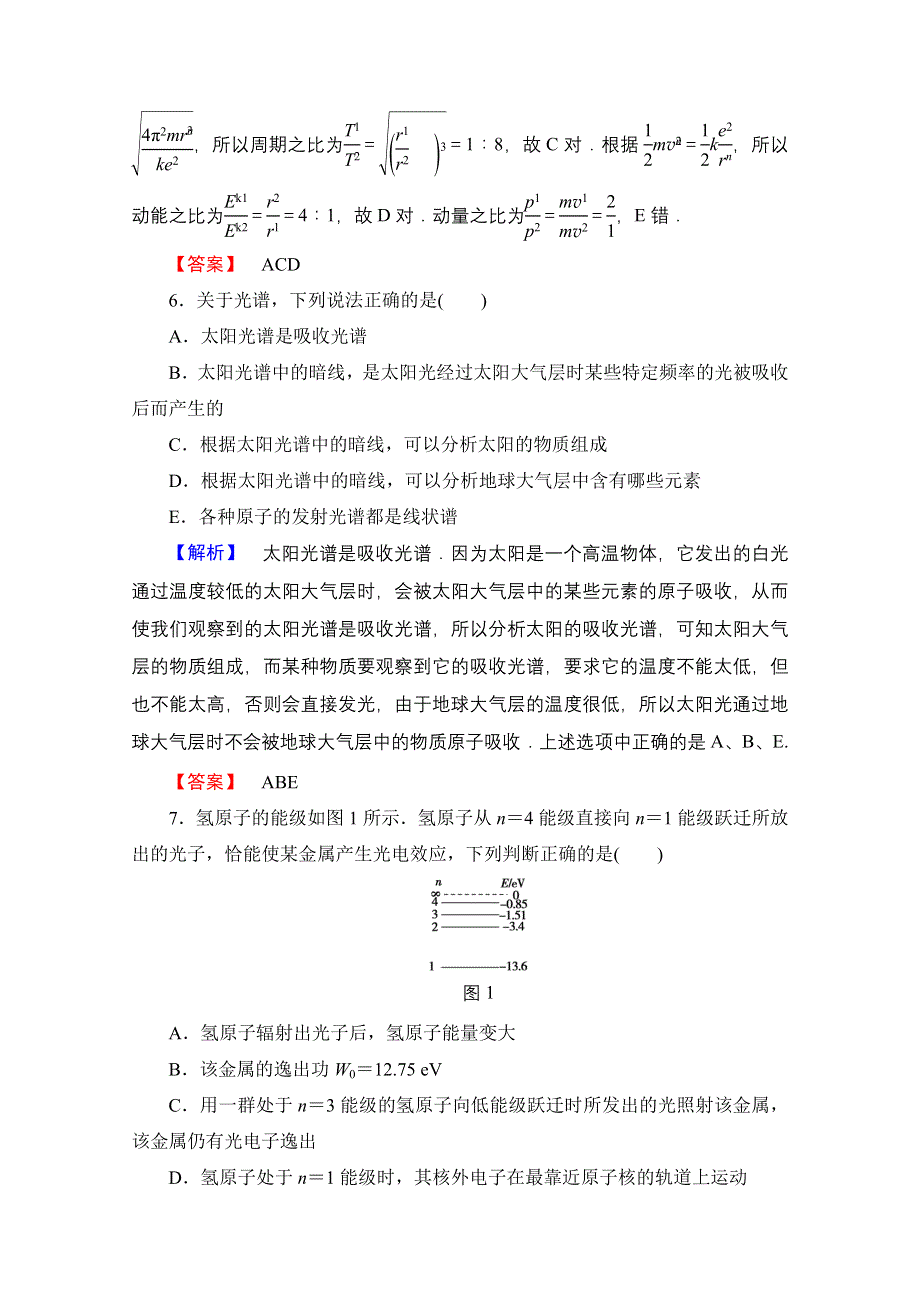 2016-2017学年高中物理人教版选修3-5章末综合测评 第18章 章末分层突破 WORD版含答案.doc_第3页