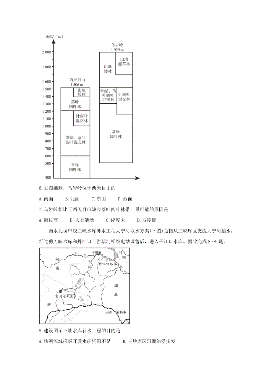 广东省“决胜新高考•名校交流“2021届高三地理下学期3月联考试题（含解析）.doc_第3页