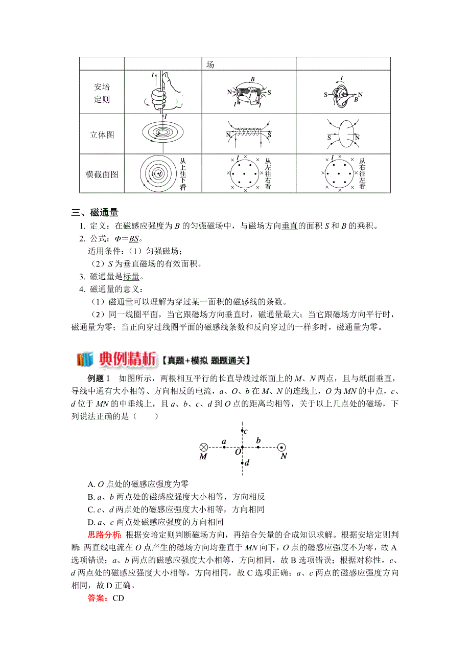 人教版选修3-1 3-3磁场的定性描述——磁感线（学案） WORD版含解析.doc_第2页