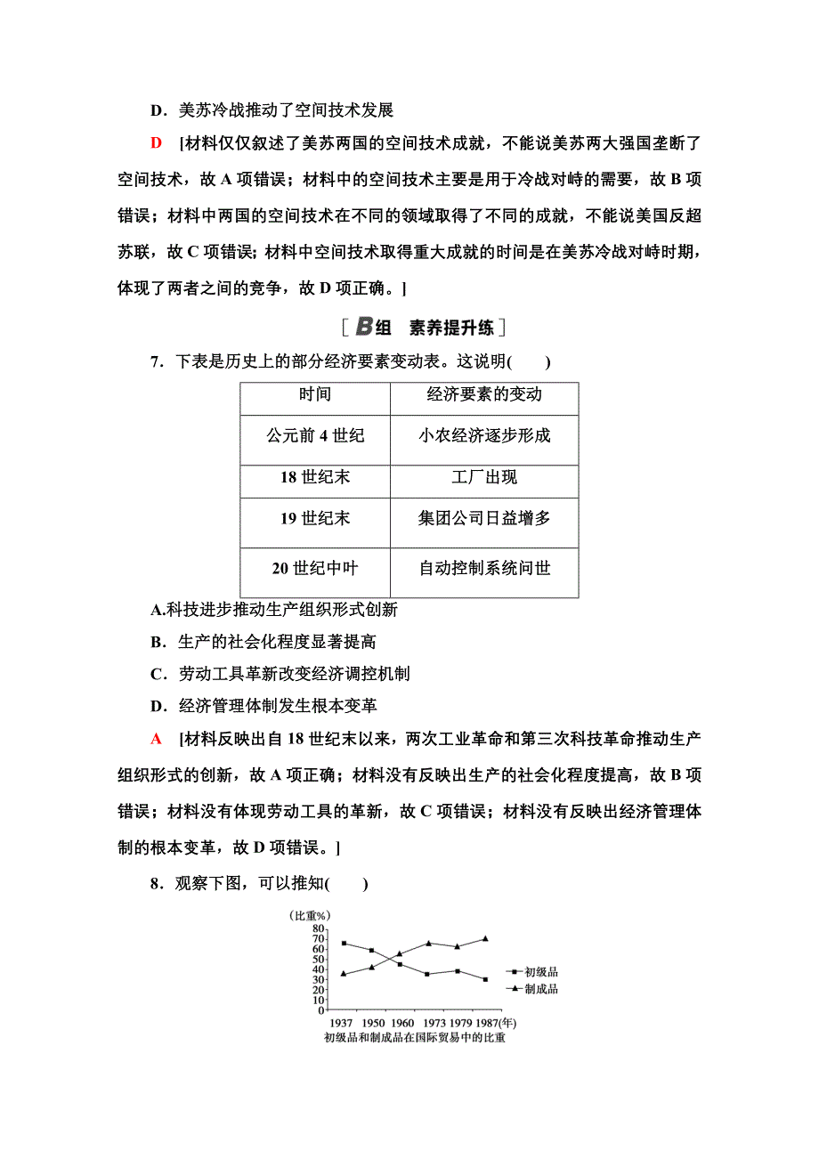 2020-2021学年历史岳麓版必修3课时分层作业25　改变世界的高新科技 WORD版含解析.doc_第3页