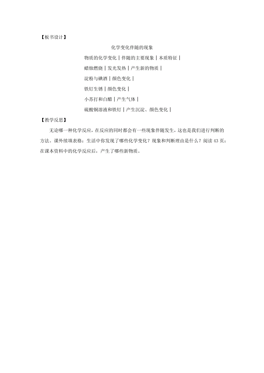 六年级科学下册 第二单元 物质的变化 6 化学变化伴随的现象教案 教科版.docx_第2页