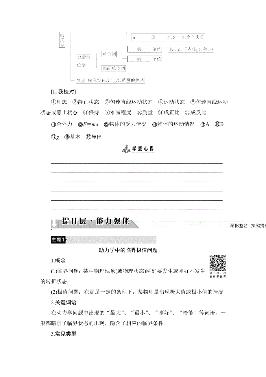 2018版物理（沪科版）新课堂同步必修一文档：第5章 章末分层突破 WORD版含解析.doc_第2页