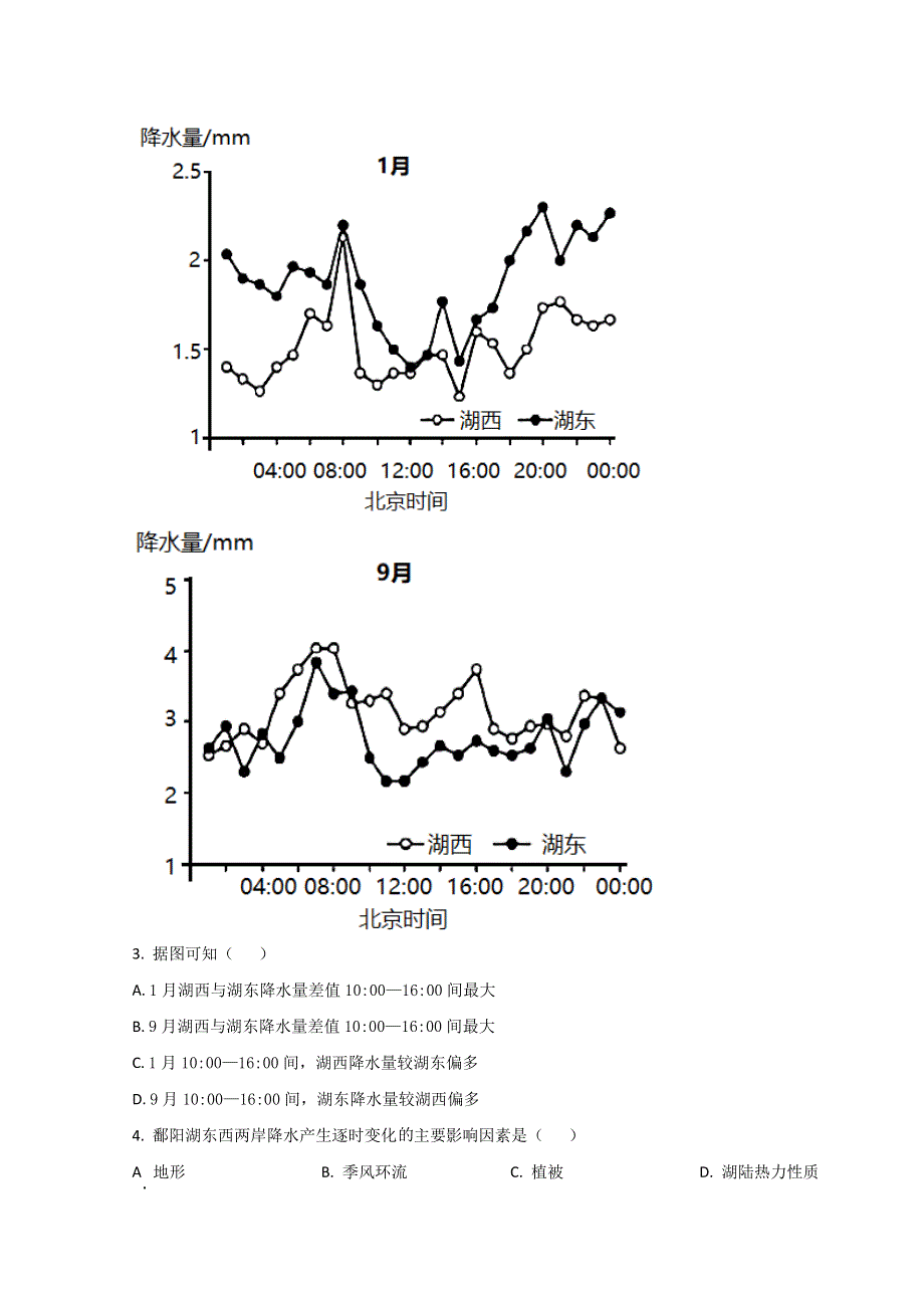 山东省威海市乳山银滩高级中学2023届高三上学期10月第二次月考地理试题 WORD版含解析.doc_第2页