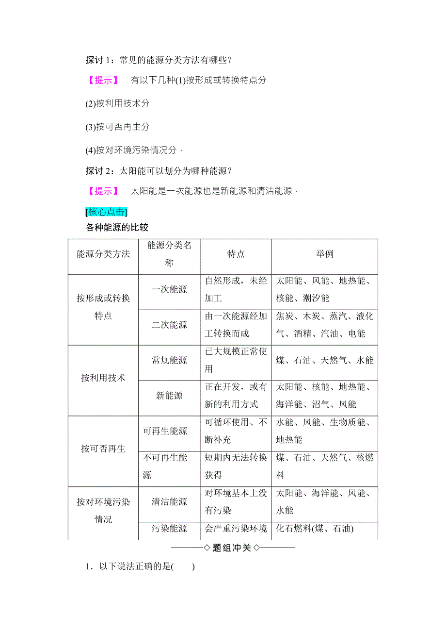 2018版物理（鲁科版）新课堂同步选修3-3文档：第6章-第1节 能源、环境与人类生存 第2节 能源的开发与环境保护 WORD版含解析.doc_第3页