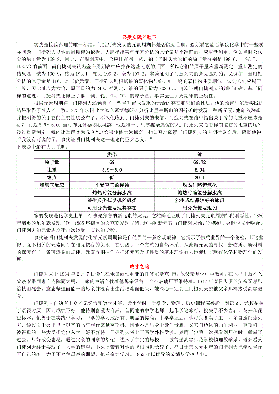 初中化学 化学家 发现元素周期律的门捷列夫.doc_第2页