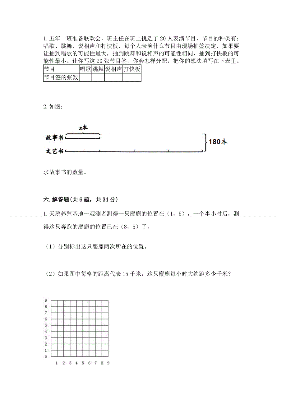 人教版五年级上册数学期末测试卷有完整答案.docx_第3页