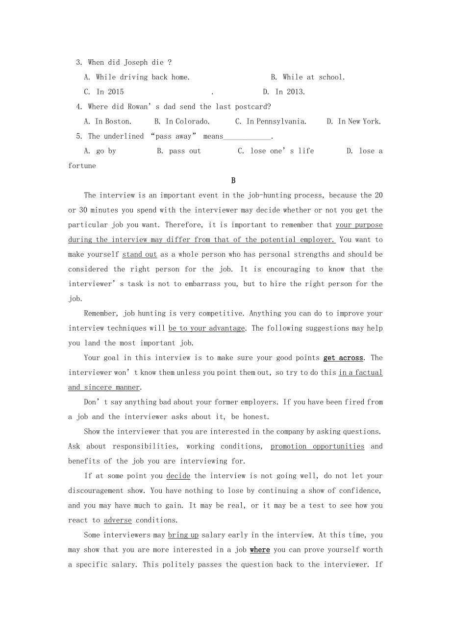 四川省攀枝花市第七高级中学校2020-2021学高一英语下学期周练试题2.doc_第2页