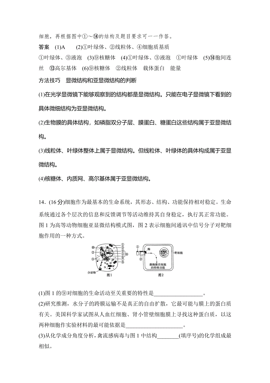 《发布》广东省江门市第二中学2018高考生物一轮复习基础训练试题 10 WORD版含解析.doc_第2页