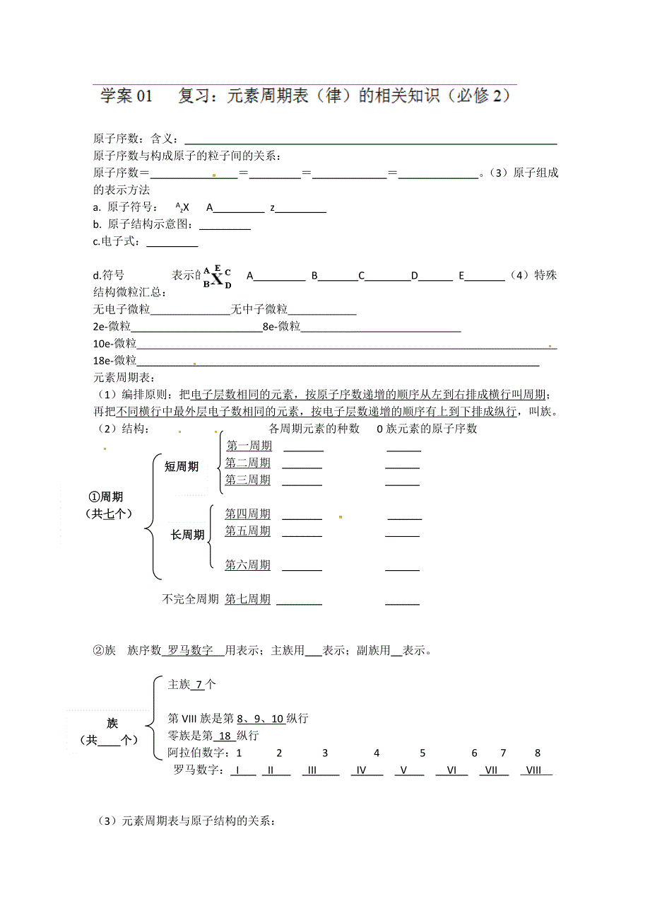 四川省攀枝花市第十二中学高二化学：1.1.0预备知识.doc_第1页