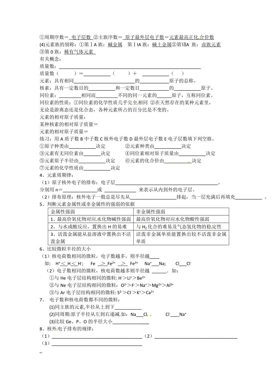 四川省攀枝花市第十二中学高二化学：1.1.0预备知识.doc_第2页