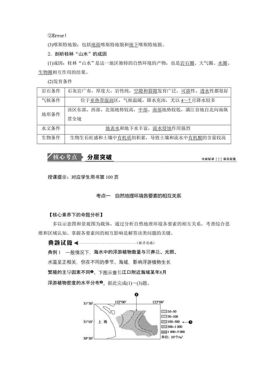 2021届高三鲁教版地理一轮复习学案：第4章 第2讲　地理环境的整体性　圈层相互作用 WORD版含解析.doc_第3页