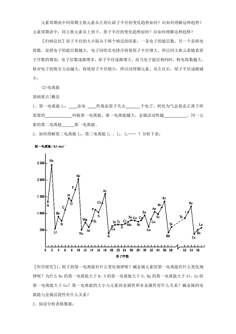 人教版高中化学选修三 教案1.2 原子结构与元素的性质 教案3 .doc_第2页