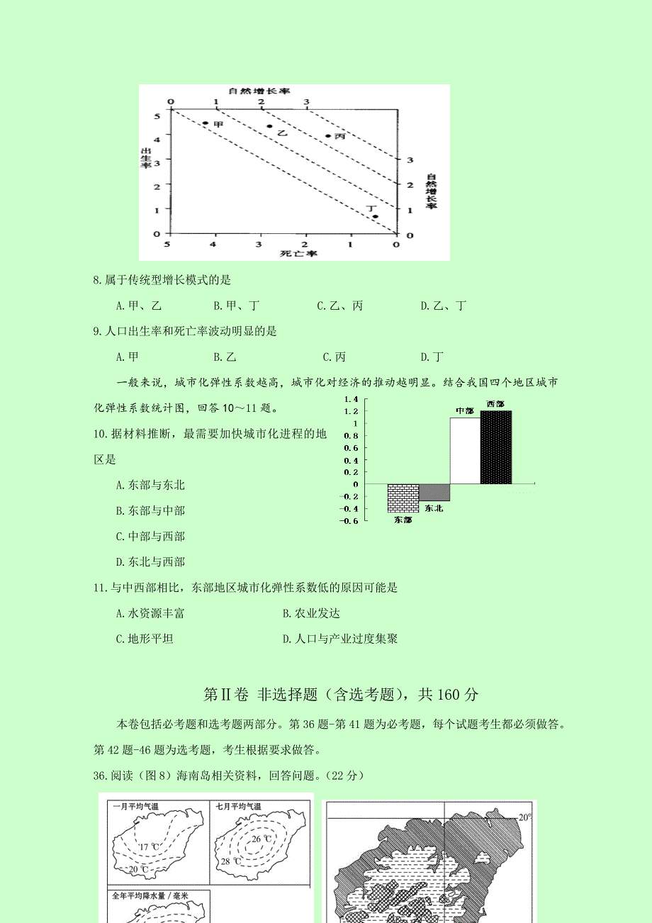 四川省成都经济技术开发区实验高级中学校2017届高三“一诊”模拟（期末模拟）文科综合地理试题 WORD版含答案.doc_第3页