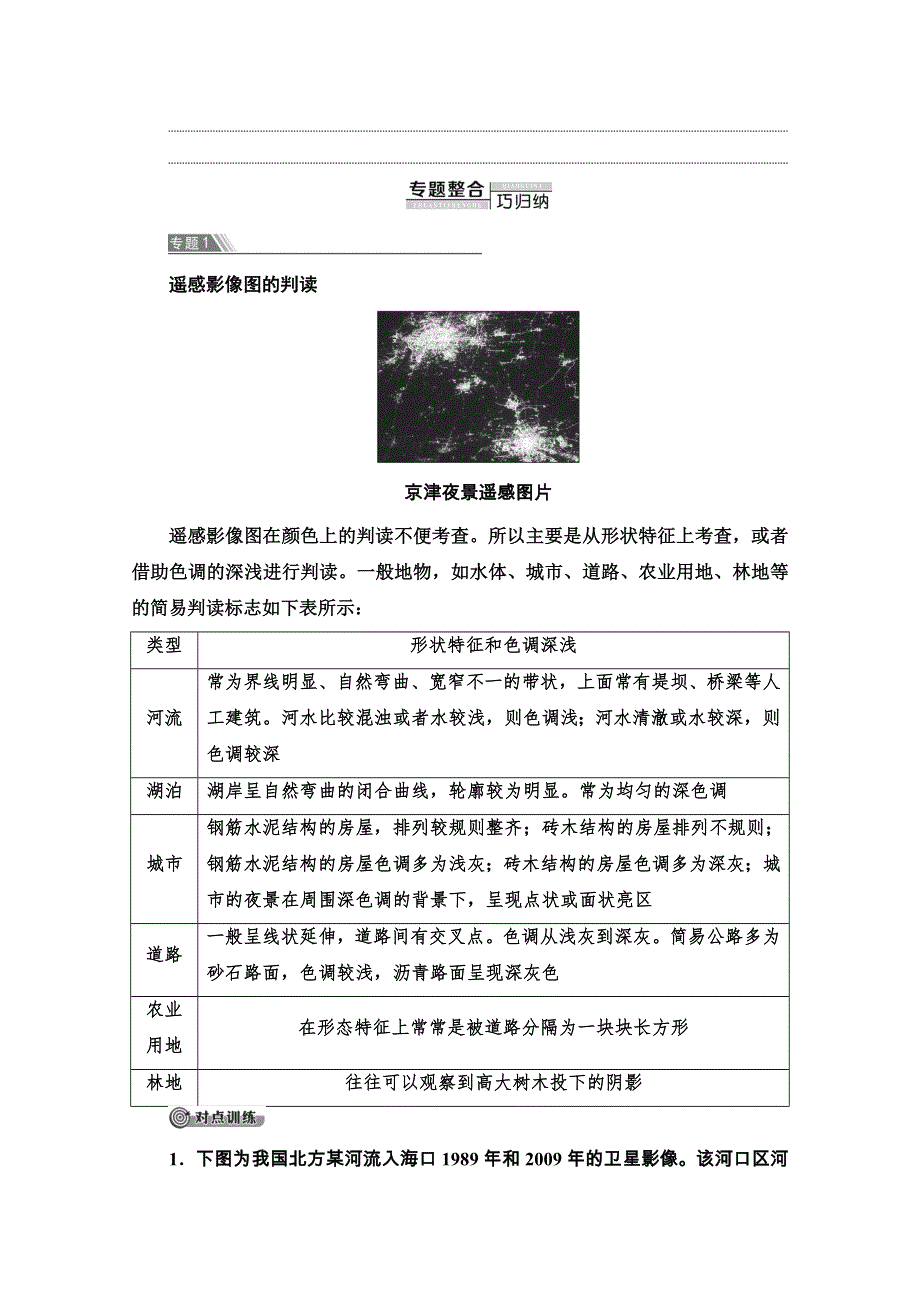 2020-2021学年地理新教材中图版必修第一册学案：第4章 章末小结与测评 WORD版含解析.doc_第2页