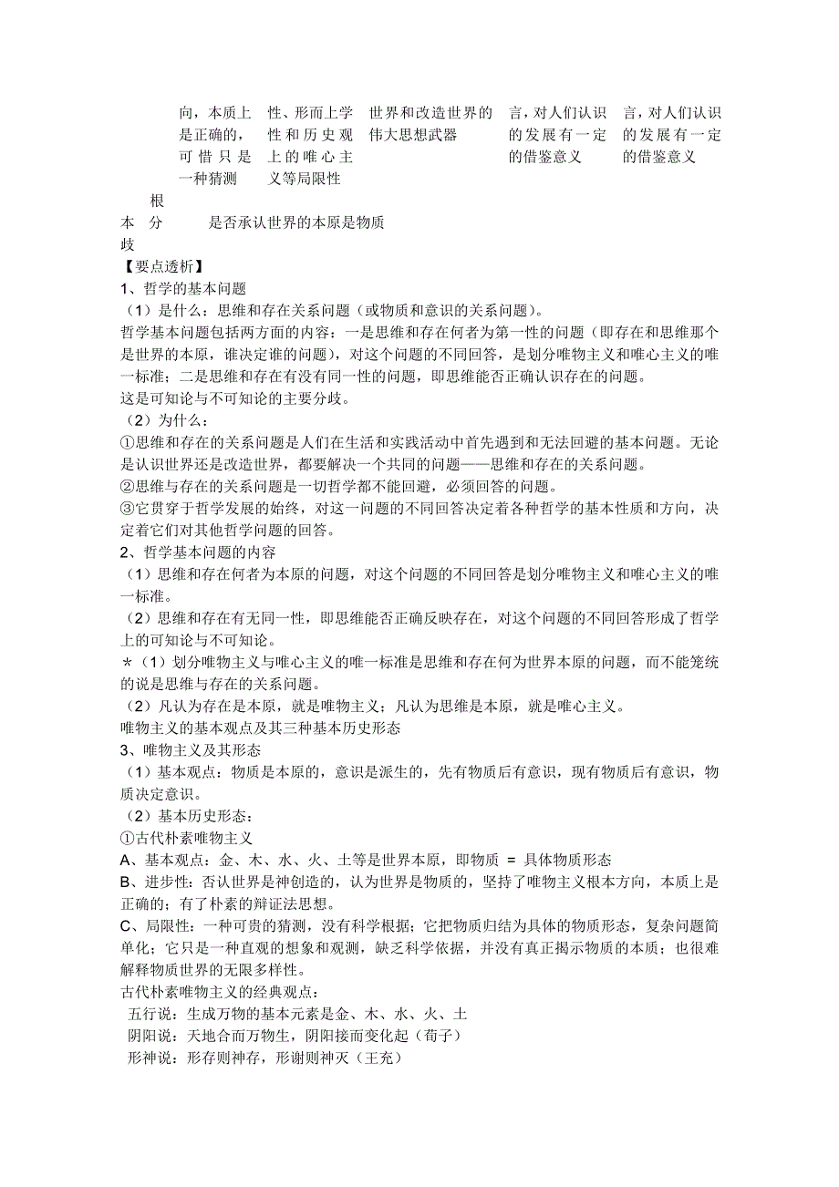 2012届高三政治一轮复习考点解读：1.2百舸争流的思想（新人教必修4）.doc_第2页