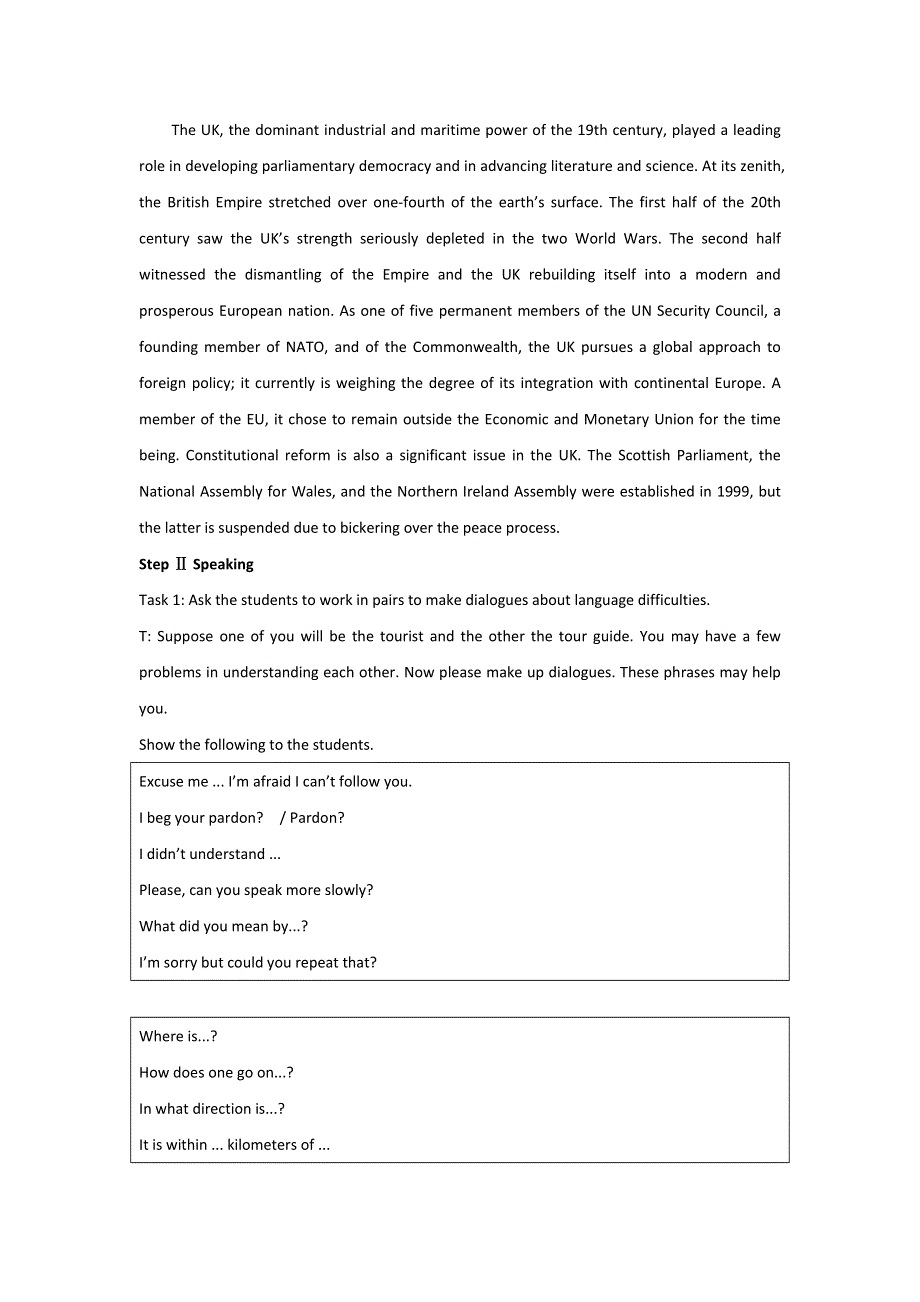 《优选整合》人教版高中英语必修5 UNIT2 THE UNITED KINGDOM PERIOD 3 教案2 .doc_第3页