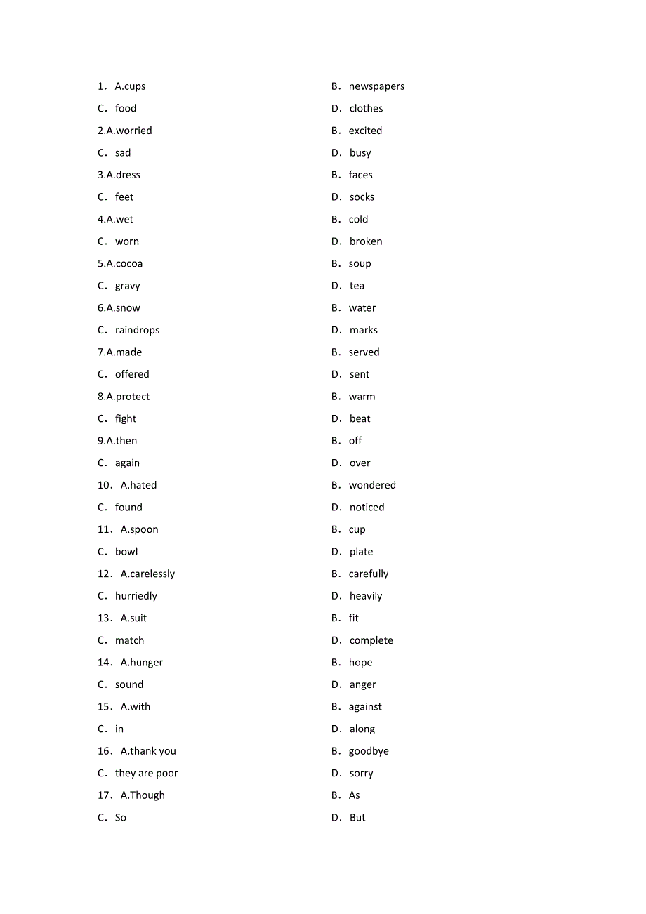 《优选整合》人教版高中英语必修5 UNIT2 THE UNITED KINGDOM PERIOD 3 测试（学生版） .doc_第3页