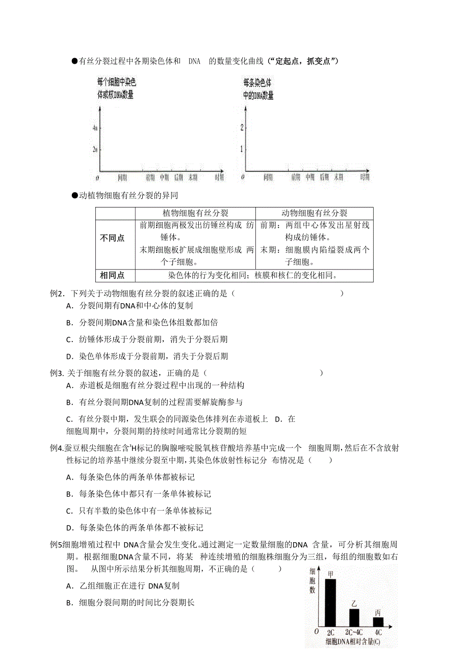 2018版高中生物总复习讲义：必修一 第6章 第1讲细胞的增殖 WORD版含答案.doc_第3页