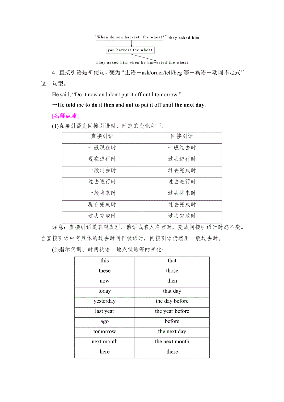 2016-2017学年高中英语外研版必修3学案：MODULE 3 SECTION Ⅳ GRAMMAR & WRITING.doc_第3页