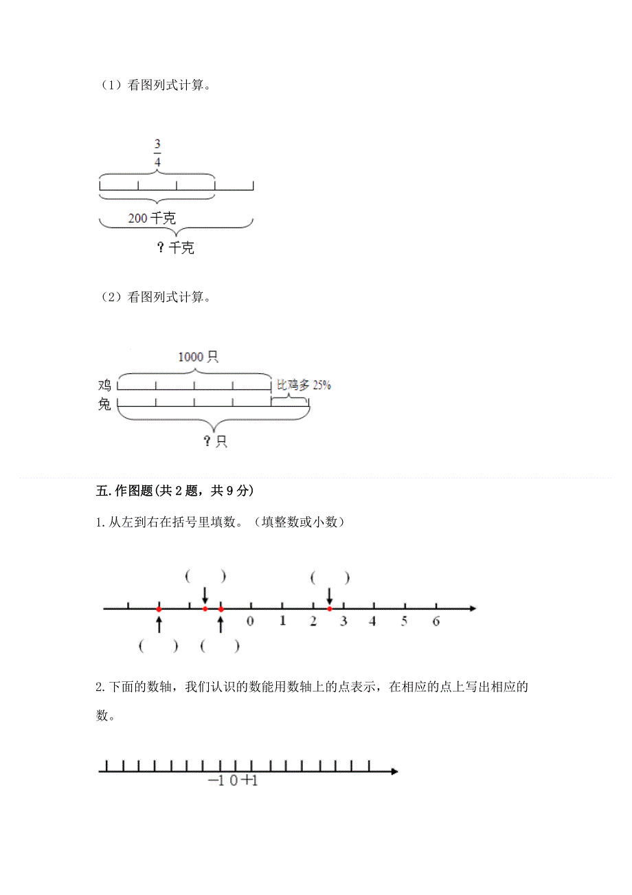 冀教版数学六年级下册期末综合素养提升题及1套参考答案.docx_第3页