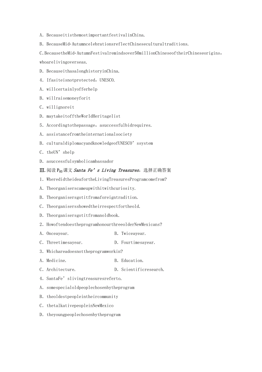 2018版高中英语外研版选修七学案：MODULE 6 THE WORD`S CULTURAL HERITAGE PERIOD TWO INTEGRATING SKILLS & CULTURAL CORNER WORD版含答案.doc_第3页