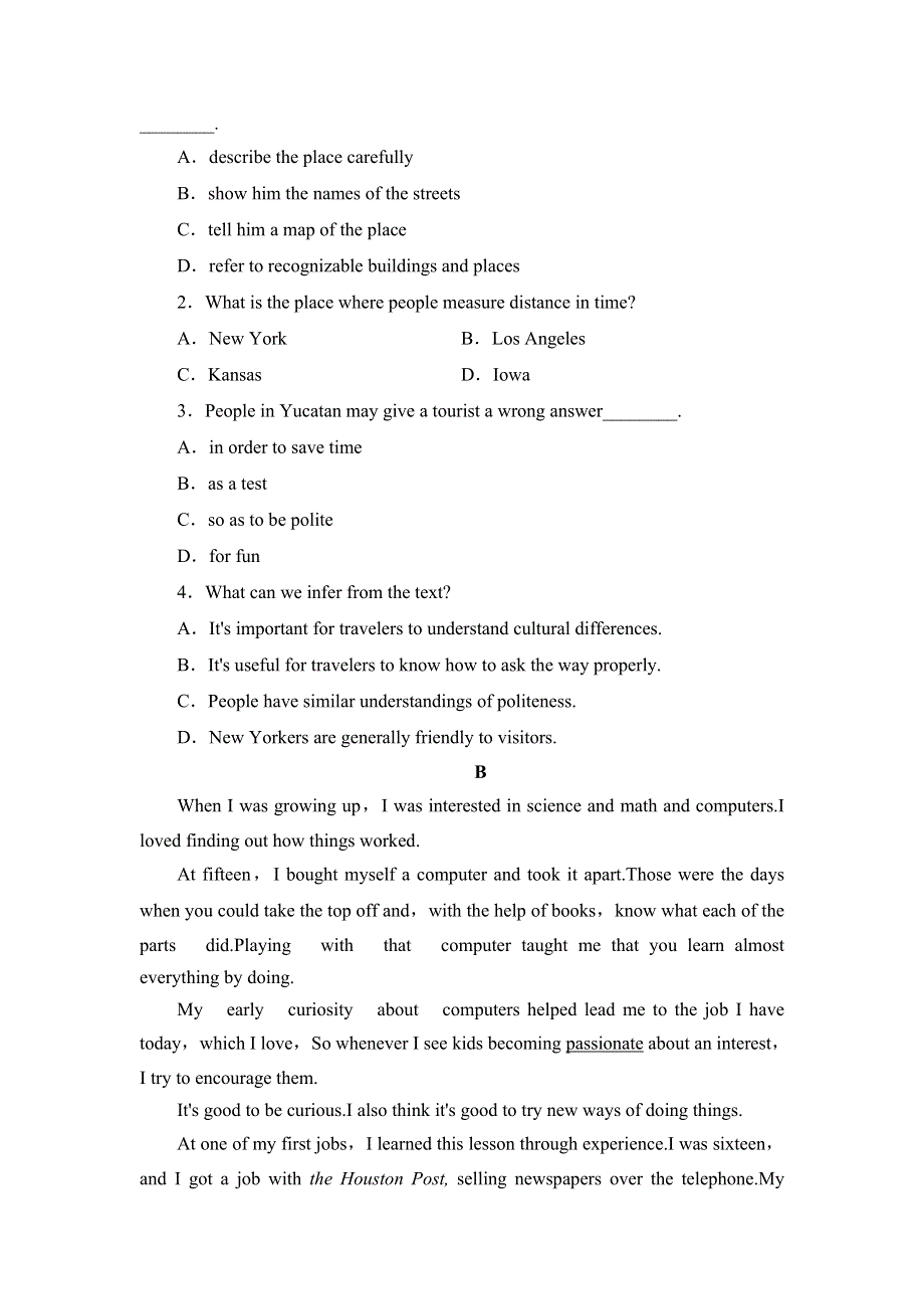 2016-2017学年高中英语译林版选修6单元综合测评3 WORD版含解析.doc_第2页