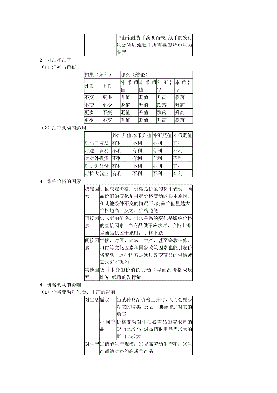 2013年艺术生高考政治备考知识点津专题一：生活与消费.doc_第2页