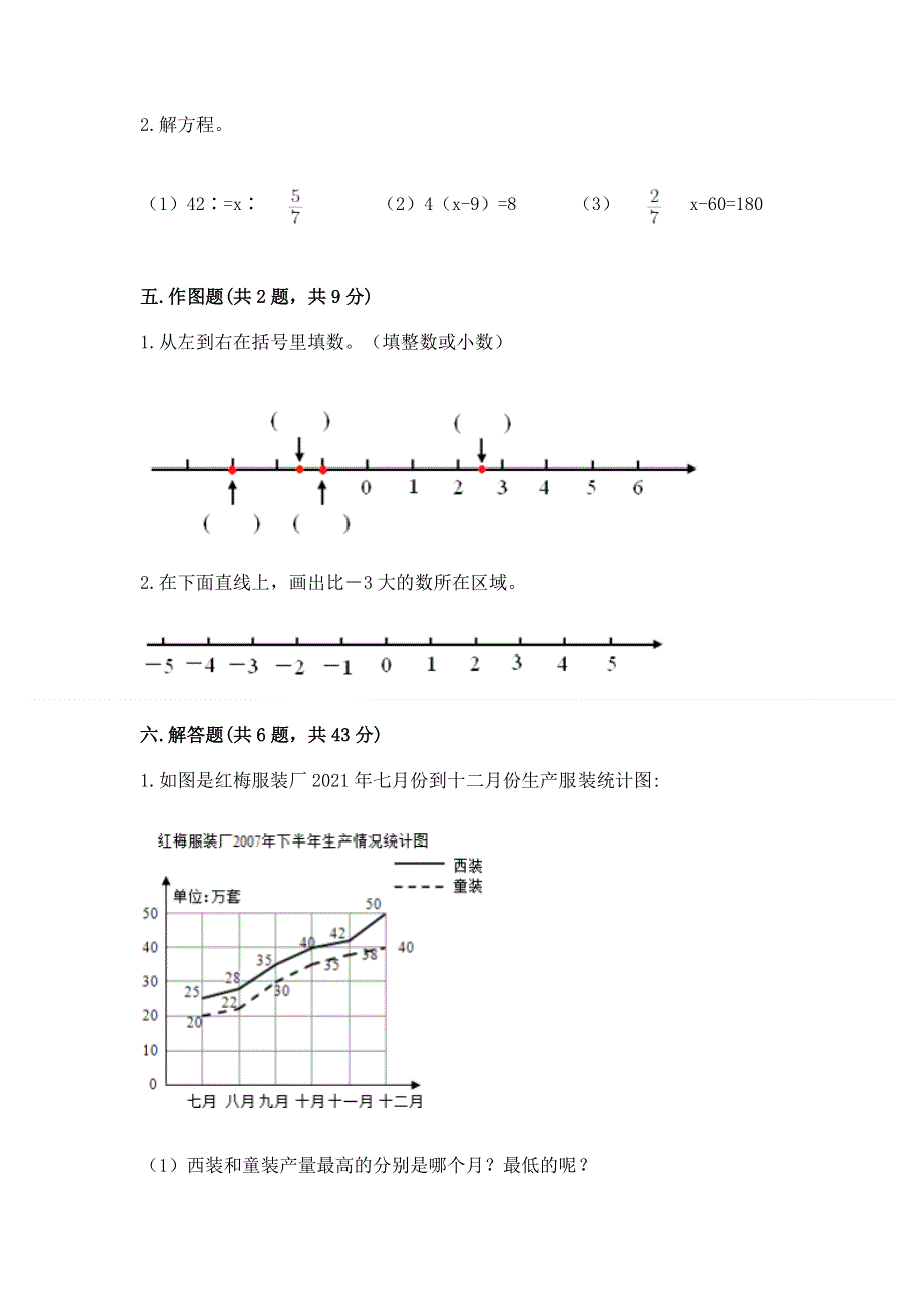 冀教版数学六年级下册期末综合素养提升题附答案ab卷.docx_第3页